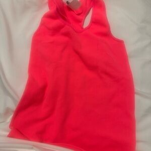 Neon Pink Racerback Tank Top
